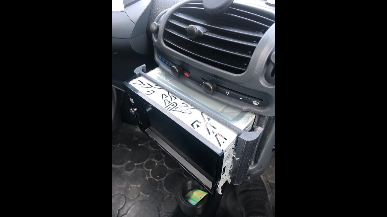 2 Din Doppel DIN Rahmen Radioblende f&uuml;r Smart 450 3D Druck