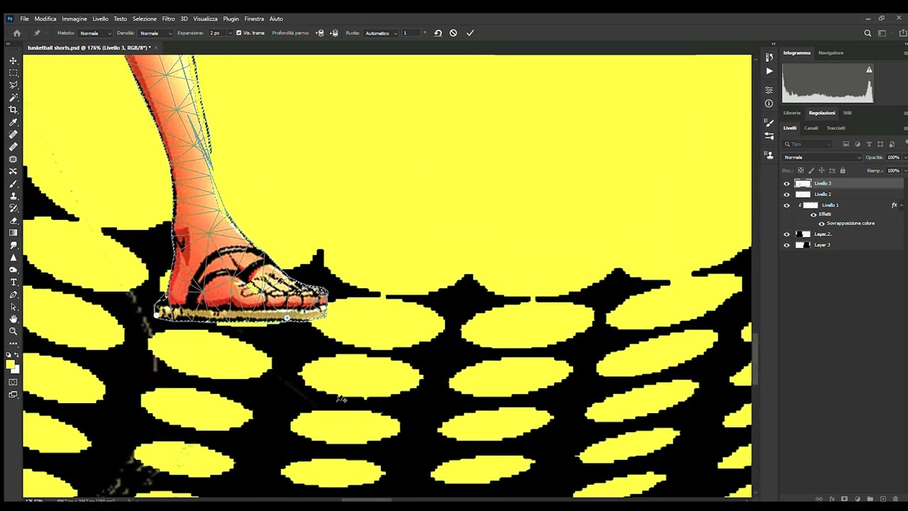 How to Design one piece volleyball shorts for sublimation print