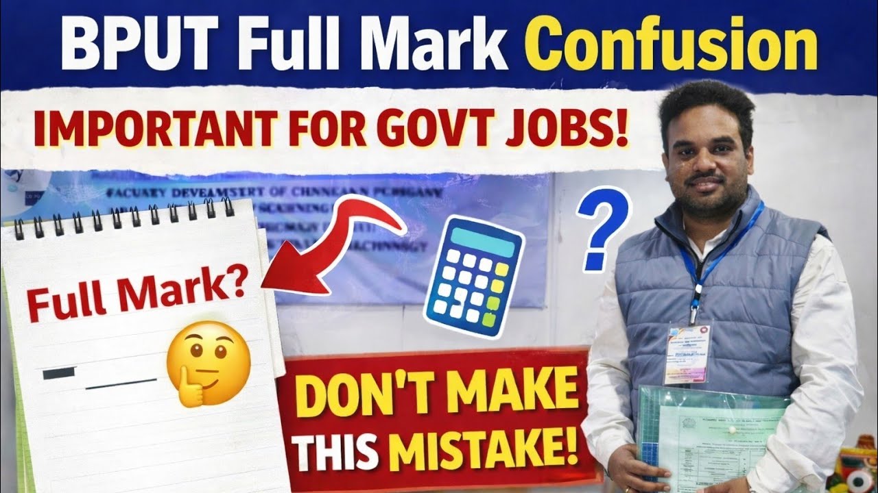 &ldquo;BPUT Full Marks Explained | Important for Govt Job Applications!&rdquo;