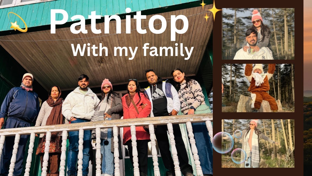 Humne Dekhi live snowfall Patnitop me#withfamily#newvlog#newvideo 💫😍