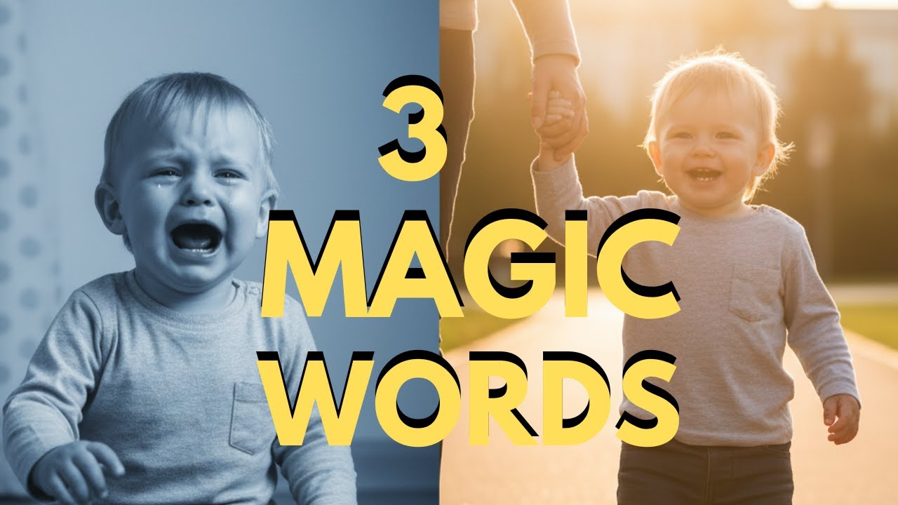 The 3 Magic Words That Calm Any Toddler down