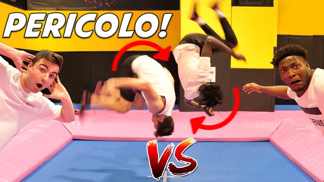 Neri VS Bianchi - SALTO MORTALE CHALLENGE!! *PERICOLOSO*