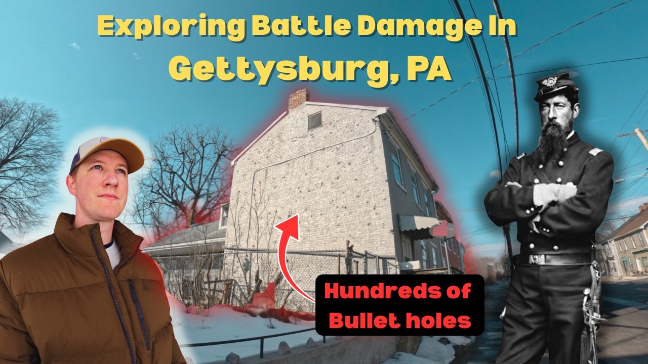 Exploring Battle Damage in Gettysburg, PA!