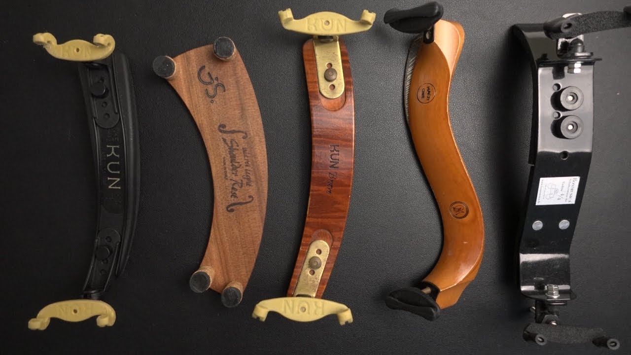 Lightest to Heaviest Violin Shoulder Rests Available