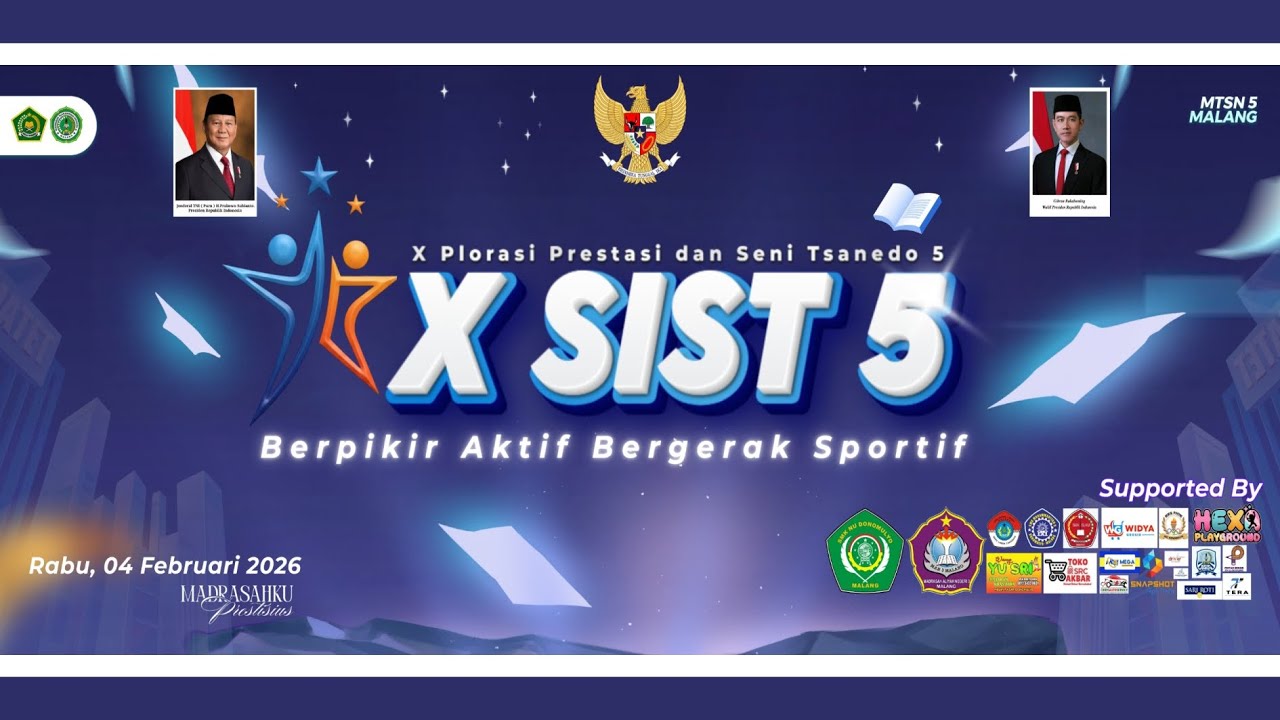 X SIST 5 - X Plorasi Prestasi dan Seni Tsanedo 5 | Rabu, 04 Februari 2026