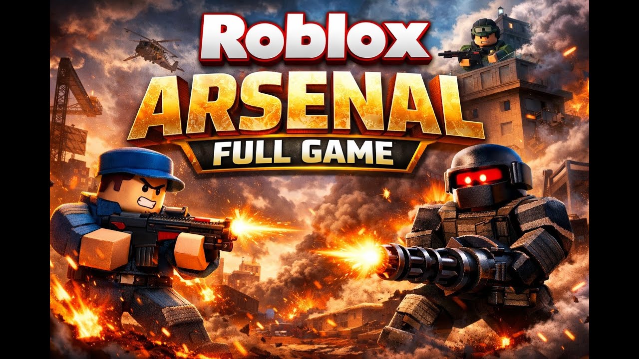 My FIRST Roblox Arsenal Match… Did I Survive? 😳 | Full Game