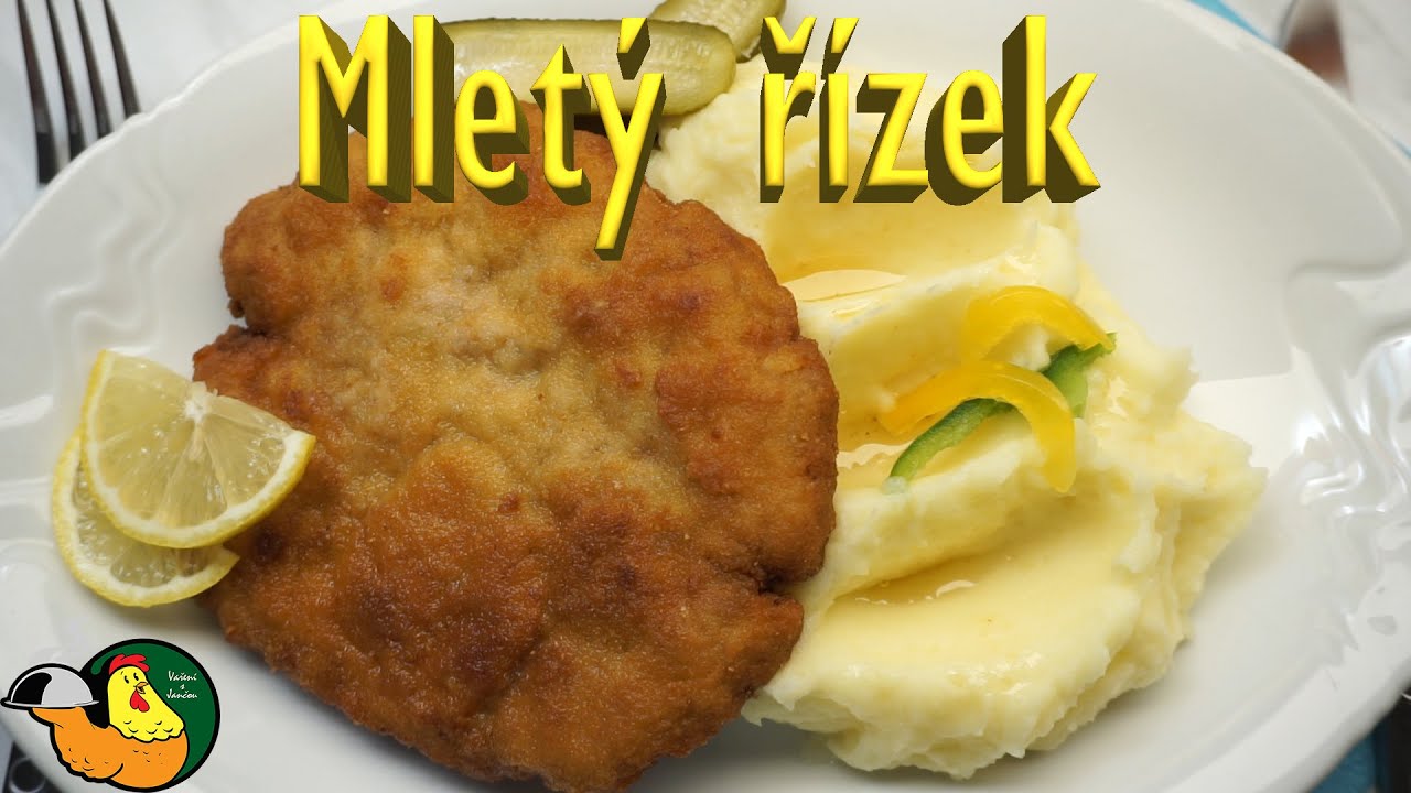 Mletý řízek, bramborová kaše