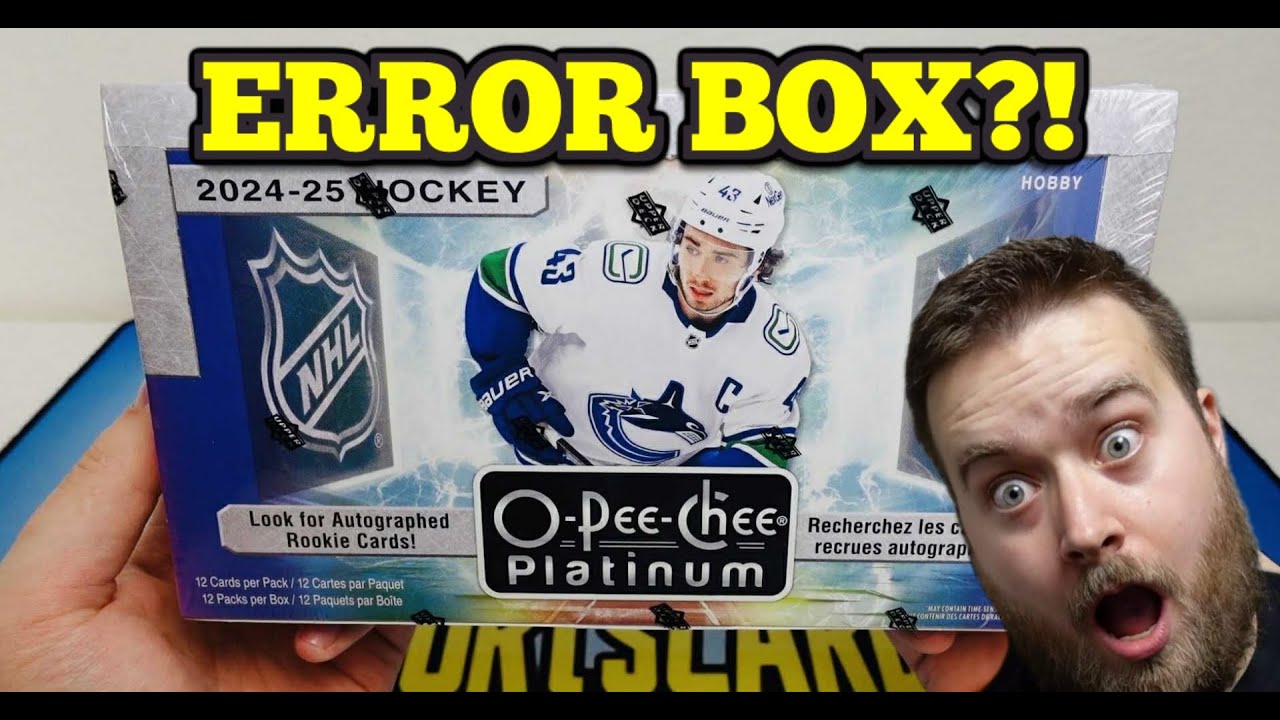 Představujeme: 2024-25 Upper Deck O-PEE-CHEE PLATINUM Hobby Box Break! Hokejové kartičky!