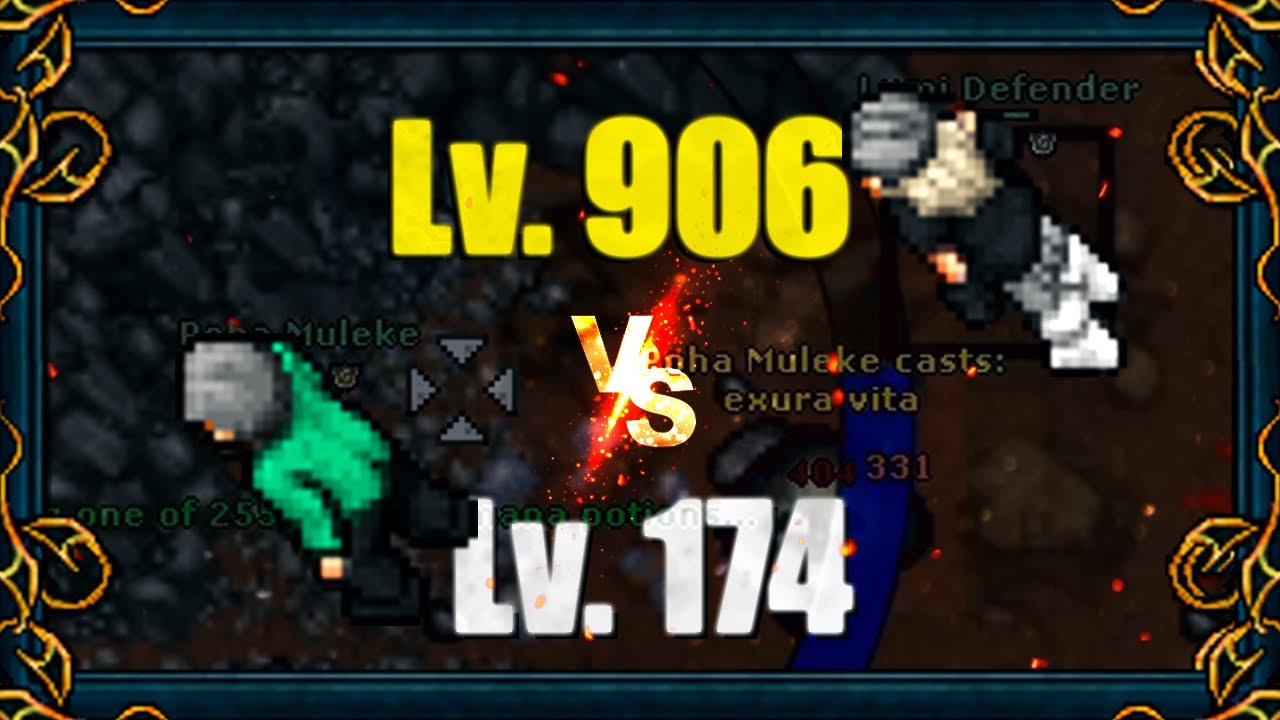 Level 174 Dando Baile no 906 Power Abuser 😲 | Tibia Cortes