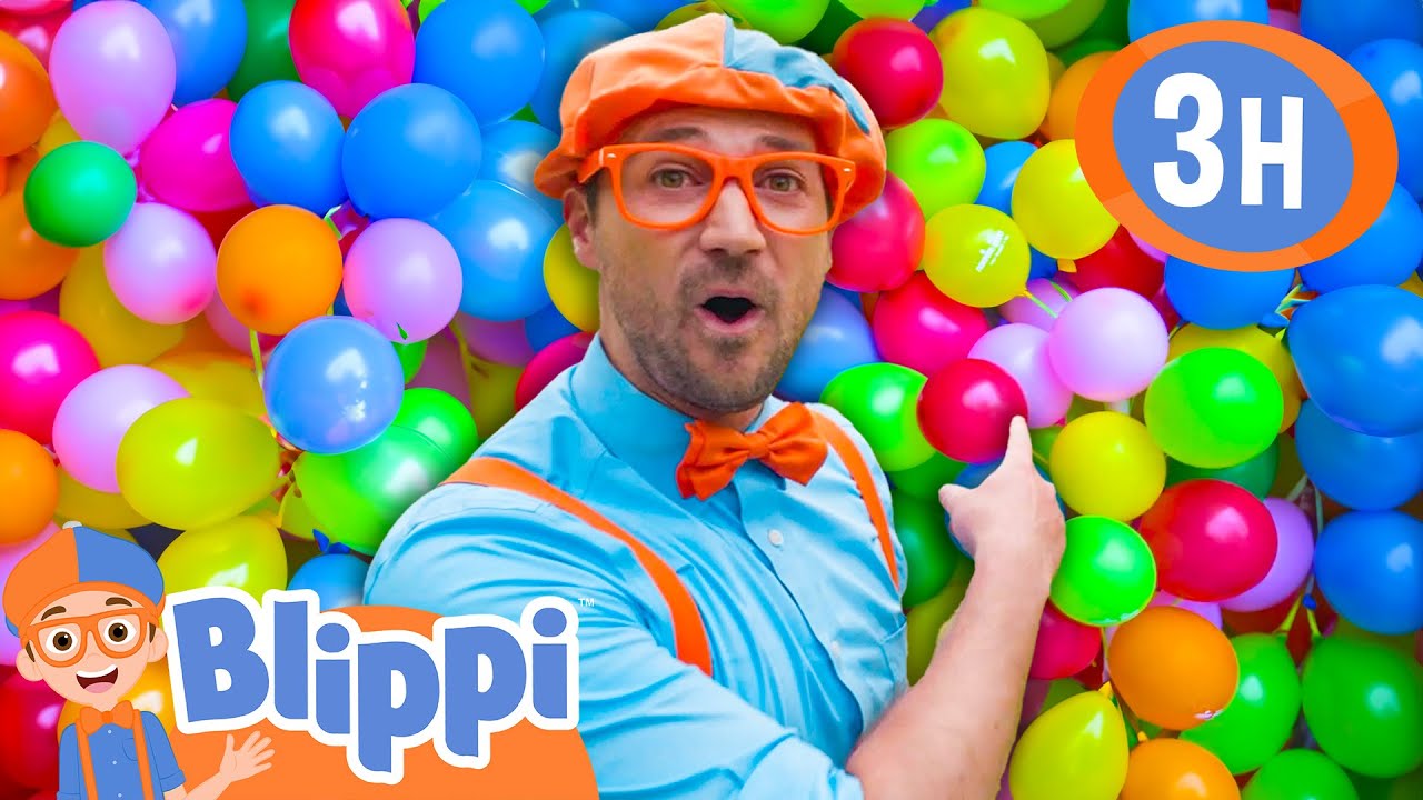 Blippi's Colorful BALLOON ADVENTURE! |  Blippi and Meekah Best Friend Adventures | Educational Video