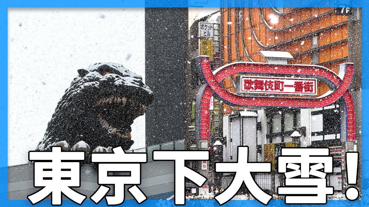 東京下大雪❄️！雪中狂走10公里～新宿跟明治神宮雪中超漂亮
