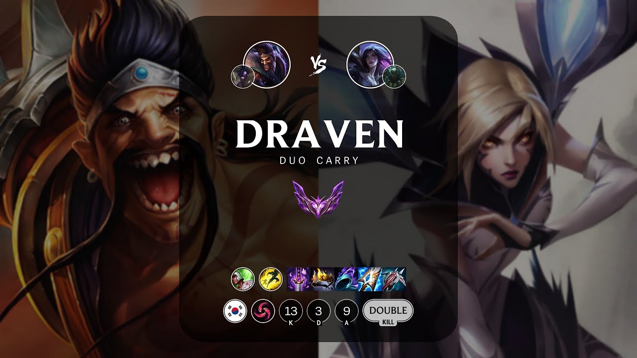 Draven ADC vs Kai'Sa - KR Master Patch 14.1