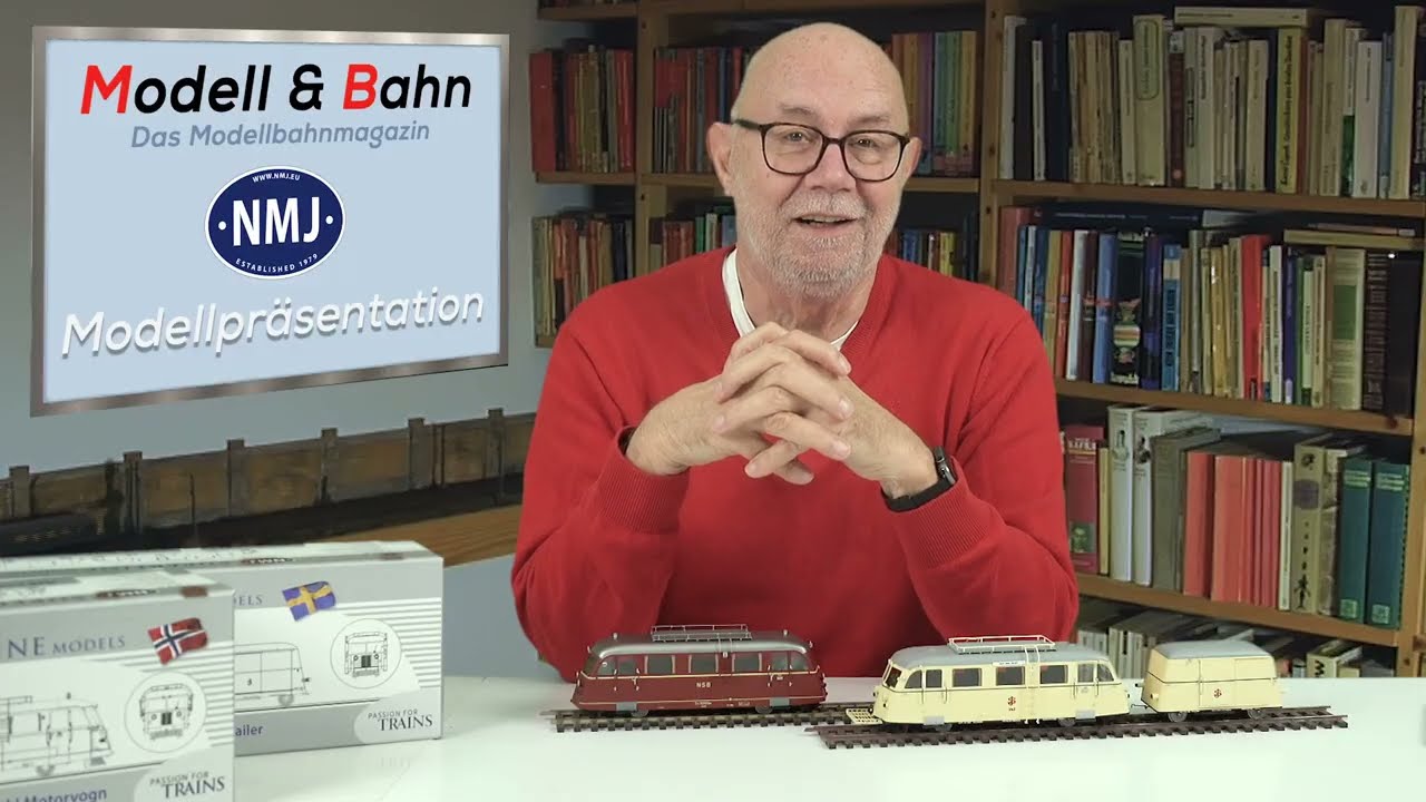 NMJ Modellpräsentation Schienenbus YD der SJ und NSB in Spur 0