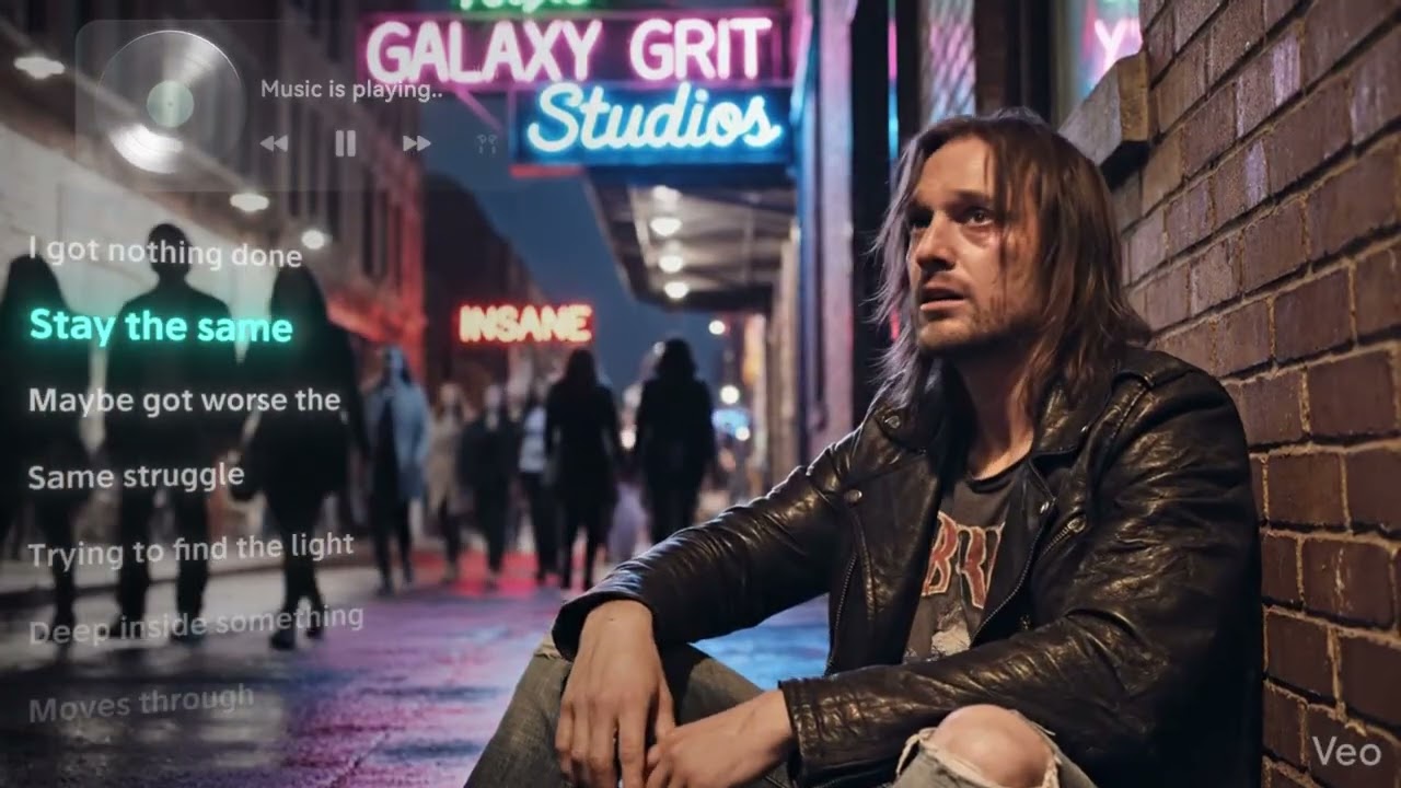 Insane  - Galaxy Grit Studios (Official Grundge Hard Rock Song) Lyric Video