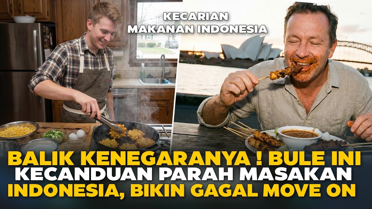 BULE KECANDUAN PARAH!  Pulang ke Negaranya Malah Ketagihan Masakan Indonesia!
