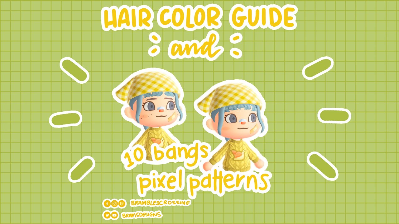 Make Your Own Bangs, Pixel Walkthrough | Animal Crossing New Horizons