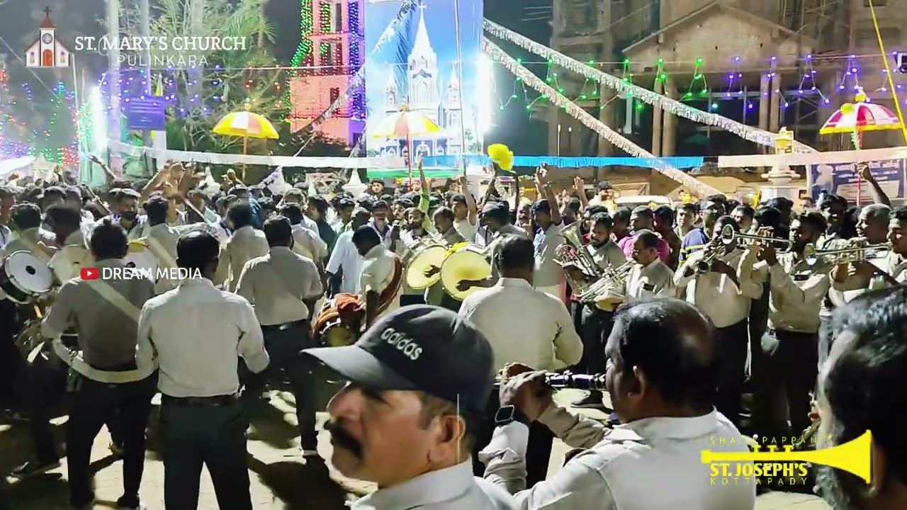 ⛪St.Mary's Church Pulinkara | 💥Ambu Thirunal 2026 | 🥁St. Joseph Kottapady | Kuttichira Town Ambu