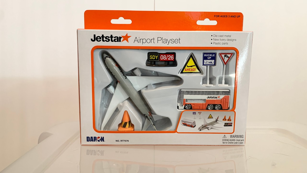 Unboxing the Rare Daron Planes Jetstar Airport Playset!
