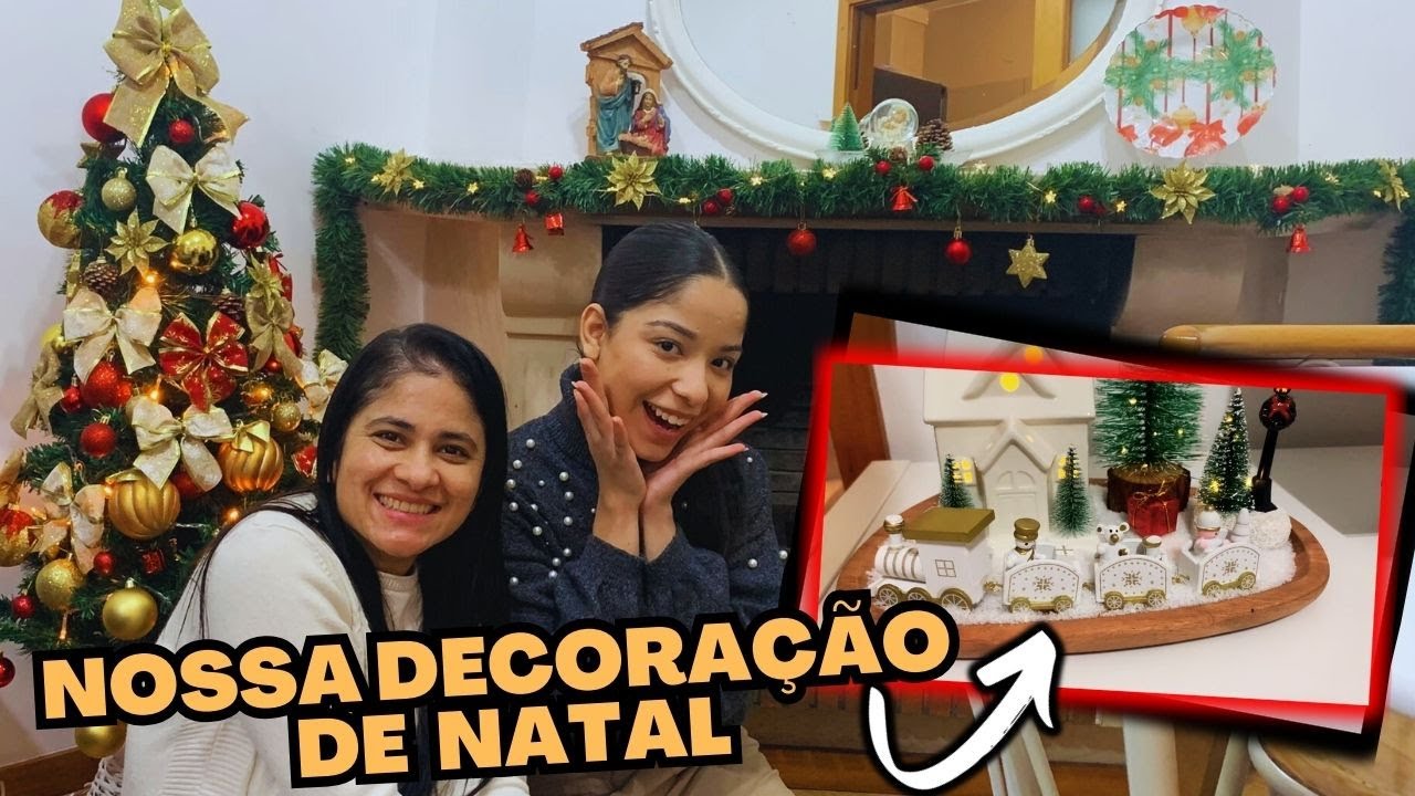 🇵🇹 😭3º NATAL LONGE DO BRASIL😭 | NOSSA DECORAÇÃO DE NATAL EM PORTUGAL | VÁRIAS IDÉIAS DE DECORAÇÃO❤️
