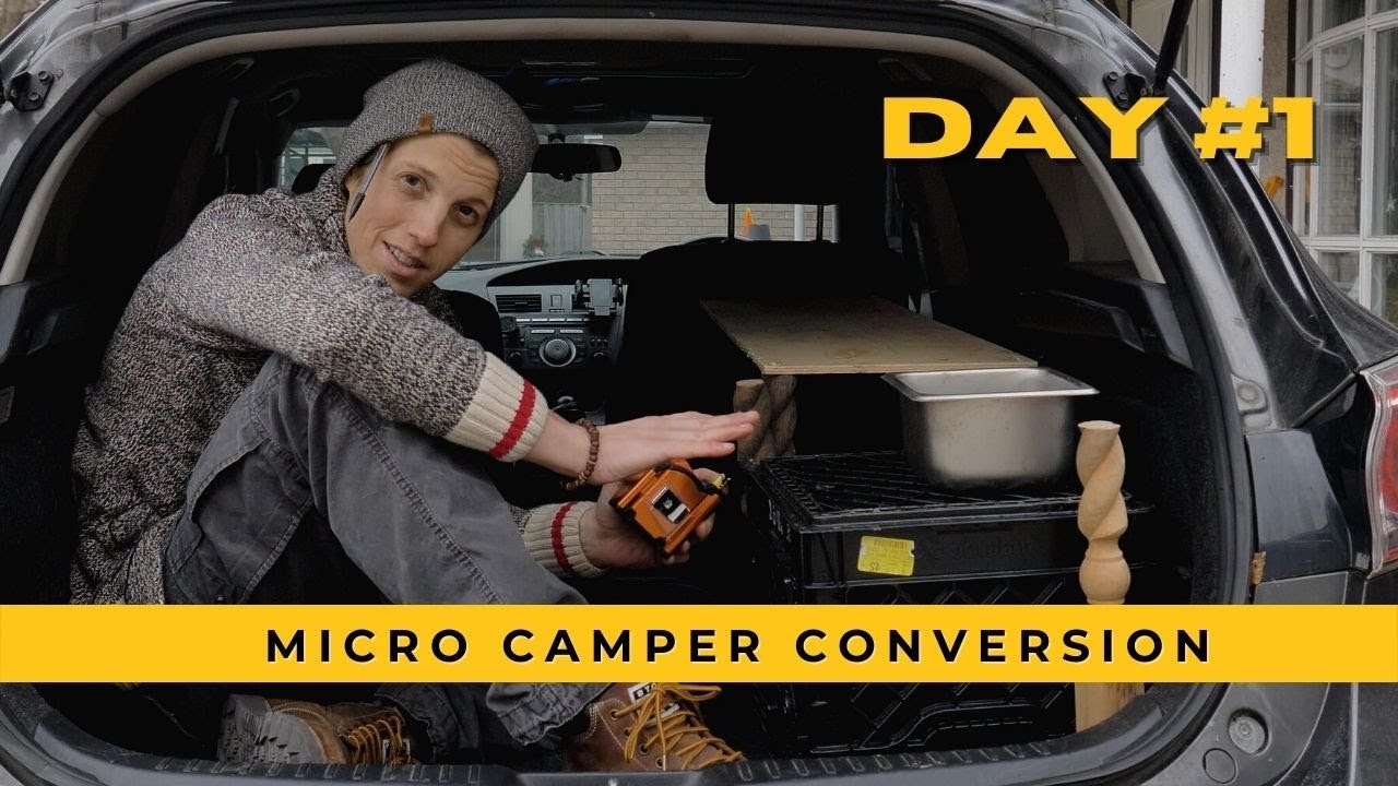 Day #1: Micro Camper Conversion of my Mazda 3 Hatchback