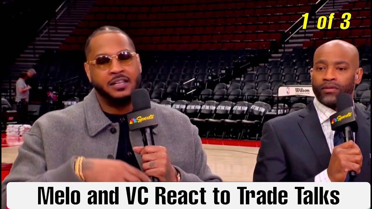 NBA Legends Melo, VC & T-Mac React to Blockbuster Trades and Giannis Rumors! Part 1 of 3
