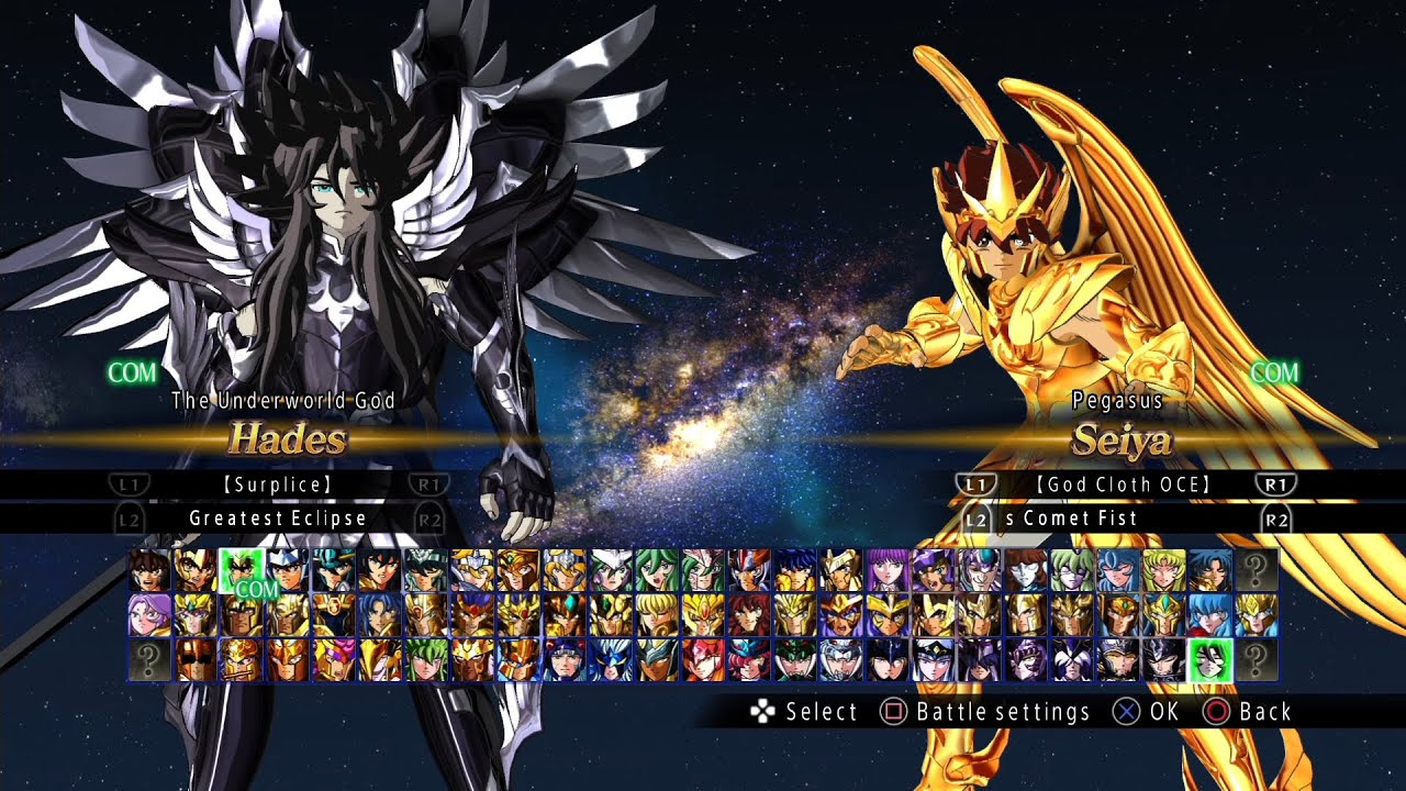 Saint Seiya: Soldiers' Soul All Characters [PS4]