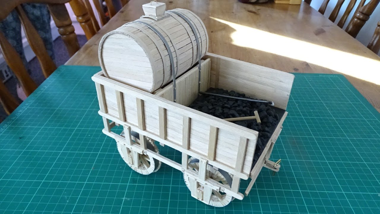 Rocket Locomotive Tender..an adventure in scratcbuilding
