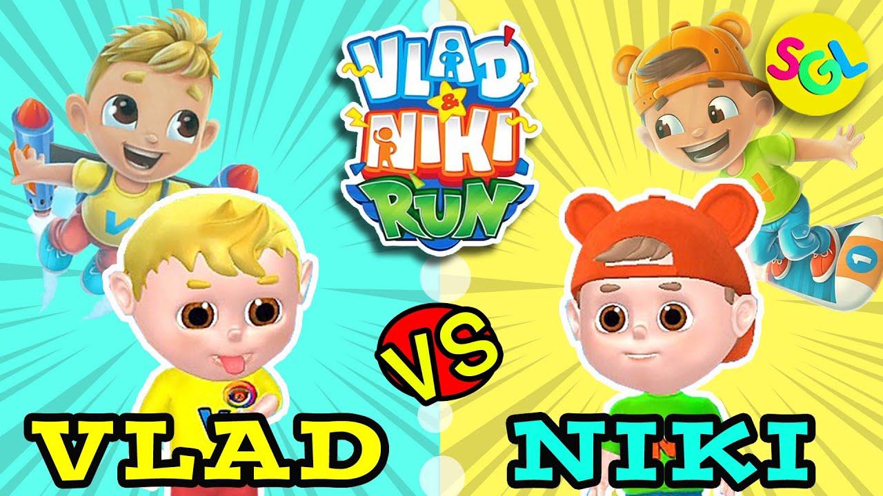Vlad and Niki Run Gameplay | Vlad vs Niki Racing Game | SGL
