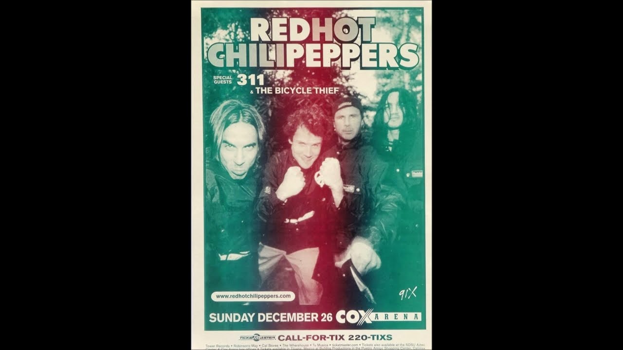 Red Hot Chili Peppers ~ December 26, 1999 ~ Cox Arena ~ San Diego, CA