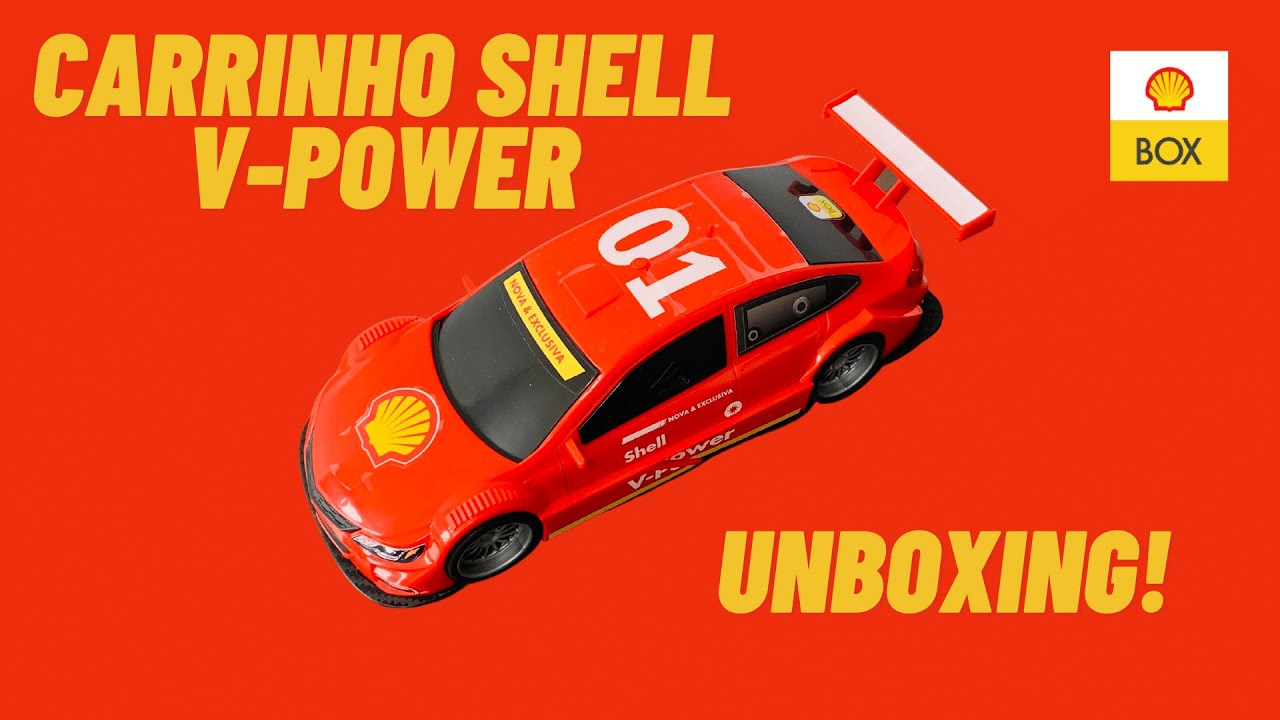 CARRINHO SHELL V-POWER! - Junte & Troque SHELL BOX - UNBOXING 🚗🔥