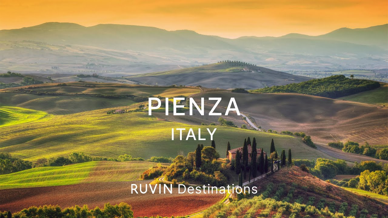 Pienza | Val d'Orcia valley, Tuscany | Italy | Walking Tour in 4K [2019]