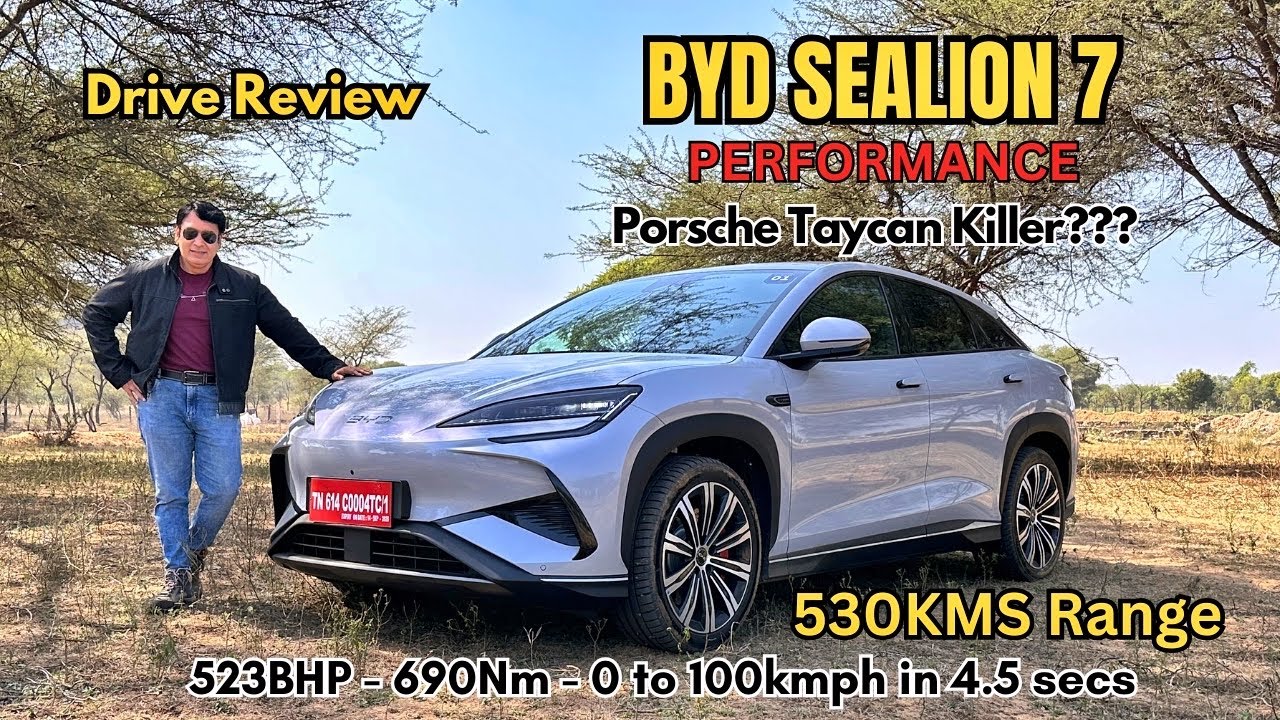 BYD Sealion 7 Electric Sports SUV | Motor World India | Better than Porsche Taycan???
