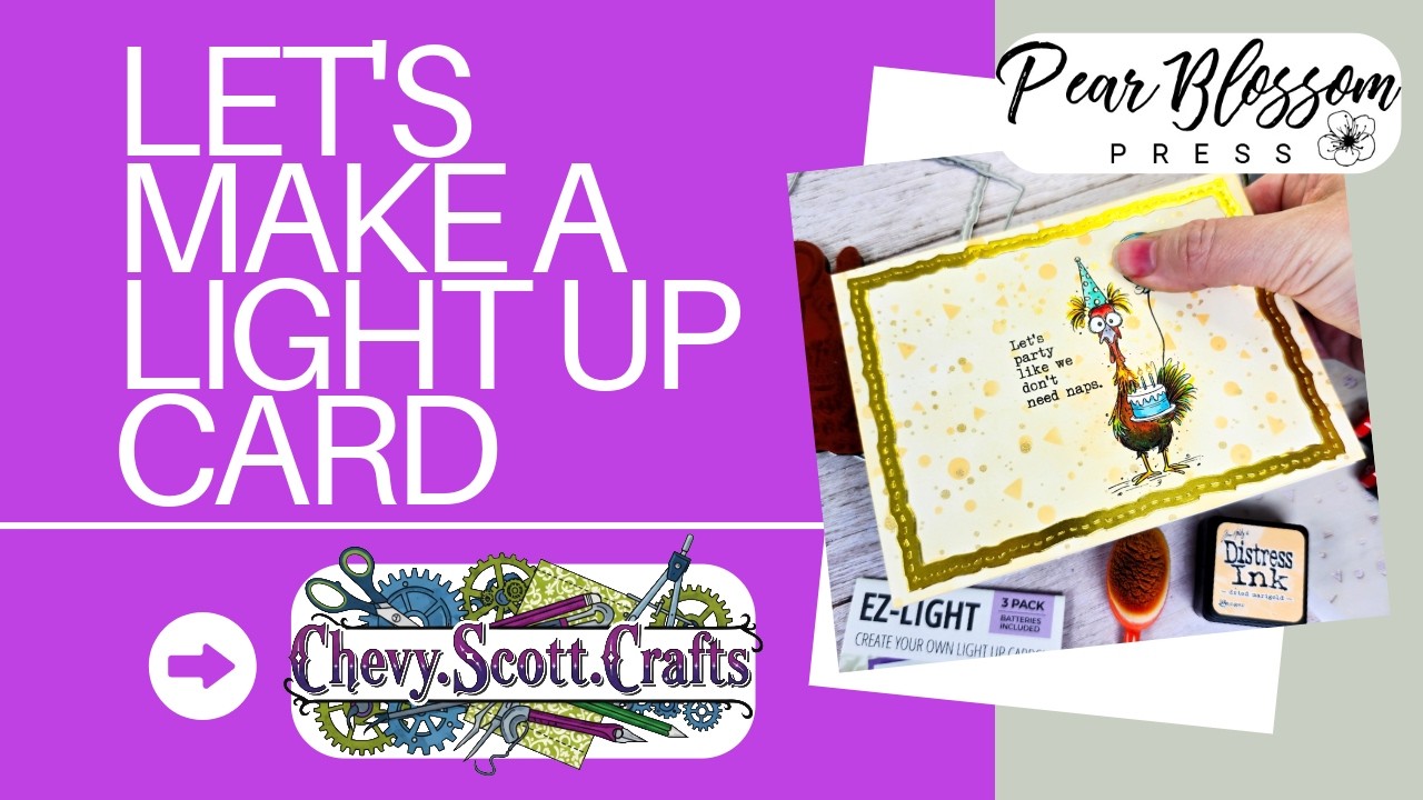 @PearBlossomPress  and @UnityStampCompany  Peckin' Fabulous EZ Light Up!