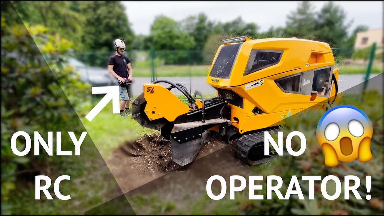 Stump grinding with Laski Predator P56RX - Stumps Stand No Chance!