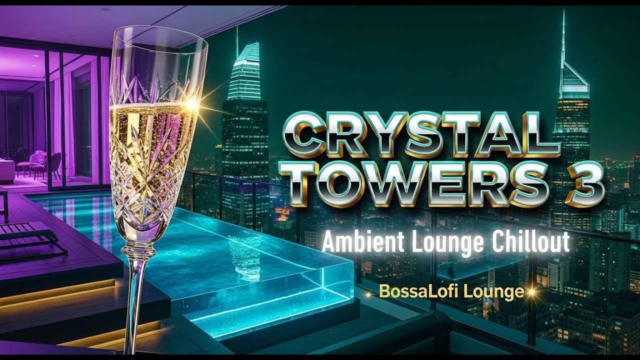 Crystal Towers III 🌃 Luxury Chillout Lounge 2025 ✨ | Relaxing Night Ambient Music
