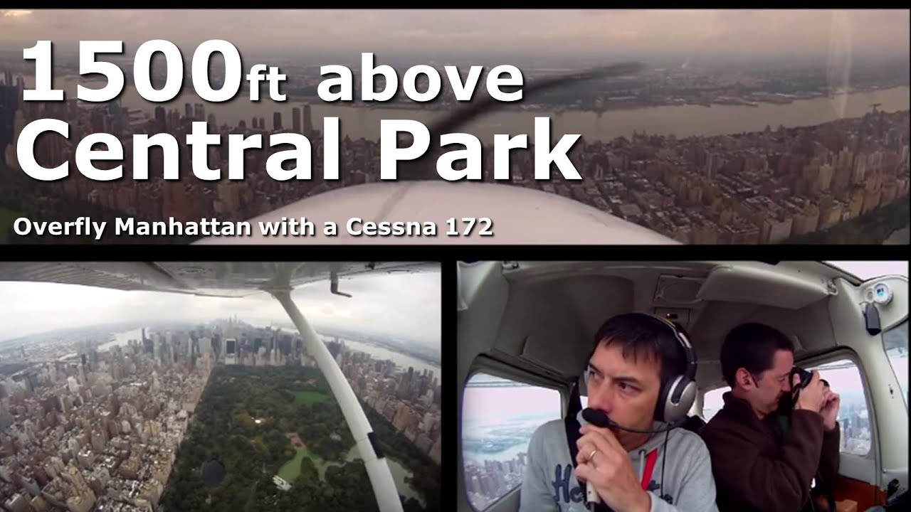 1'500 ft above Central Park and Manhattan with a Cessna [FarNorthEast'12 ep.9]