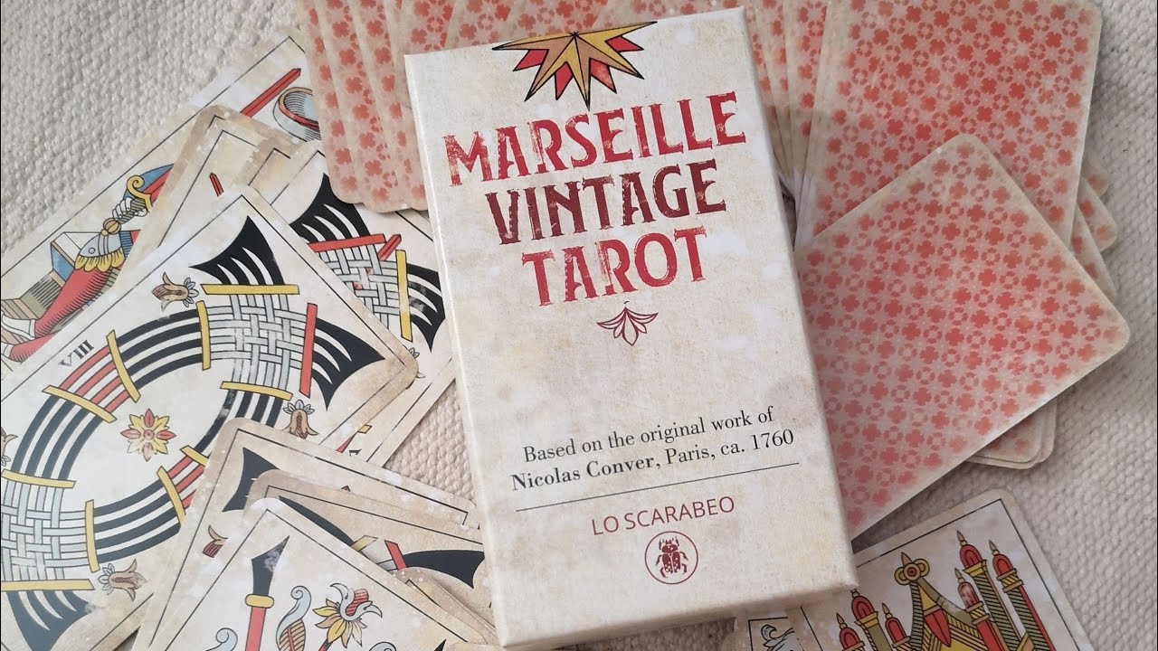 Обзор Винтажное Марсельское Таро/ Marseille Vintage Tarot
