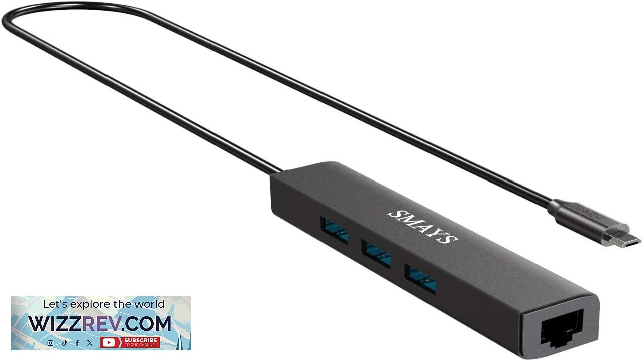 Micro USB to Ethernet Adapter for Fire Stick 4K Max Lite TV Cube
