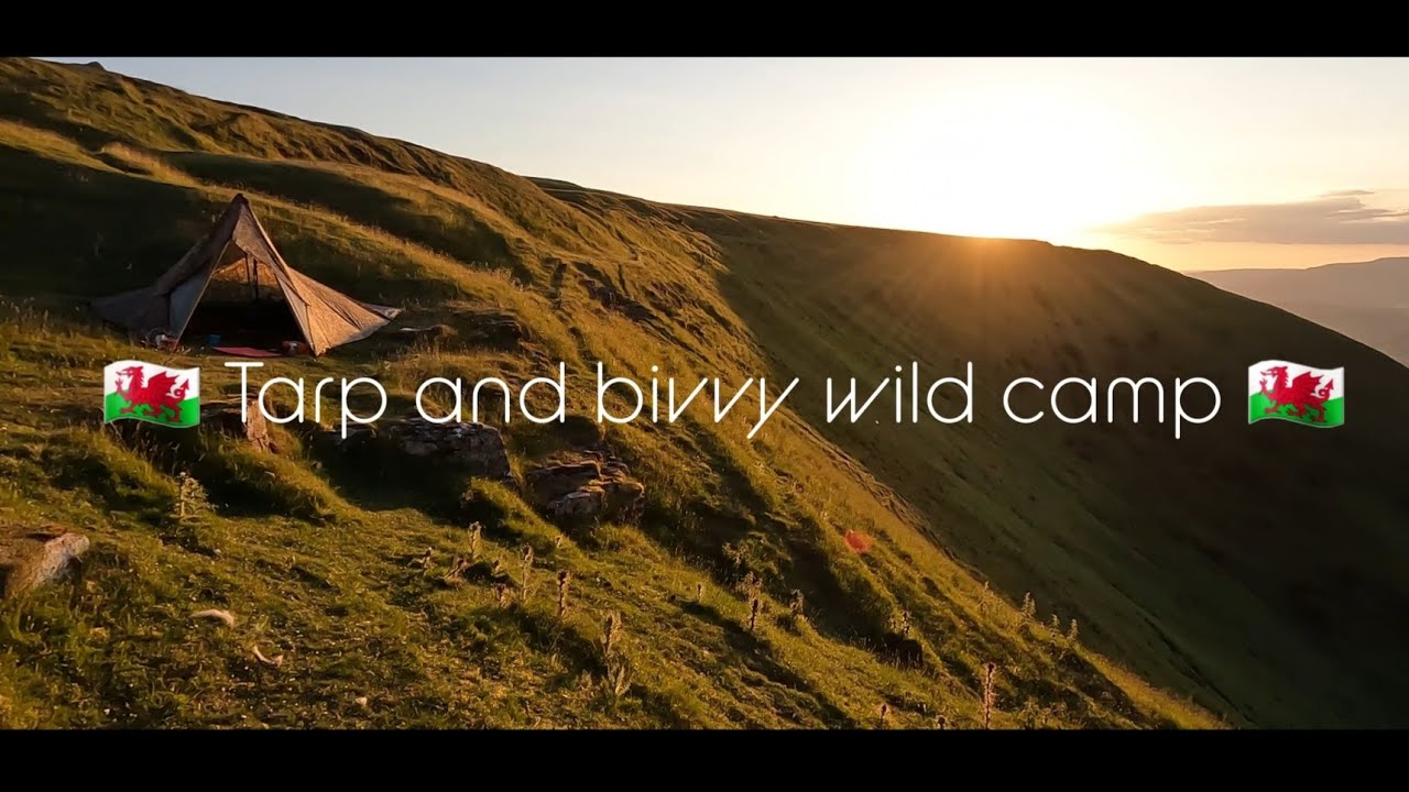 Tarp and bivvy bag wild camp
