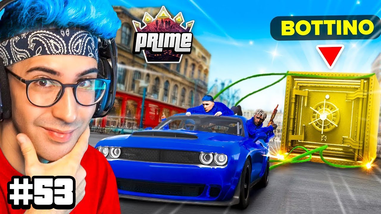 RUBIAMO il BOTTINO alla GANG dei RED SIDE su GTA5 RP FIVEM (TEKTEK EP.53)