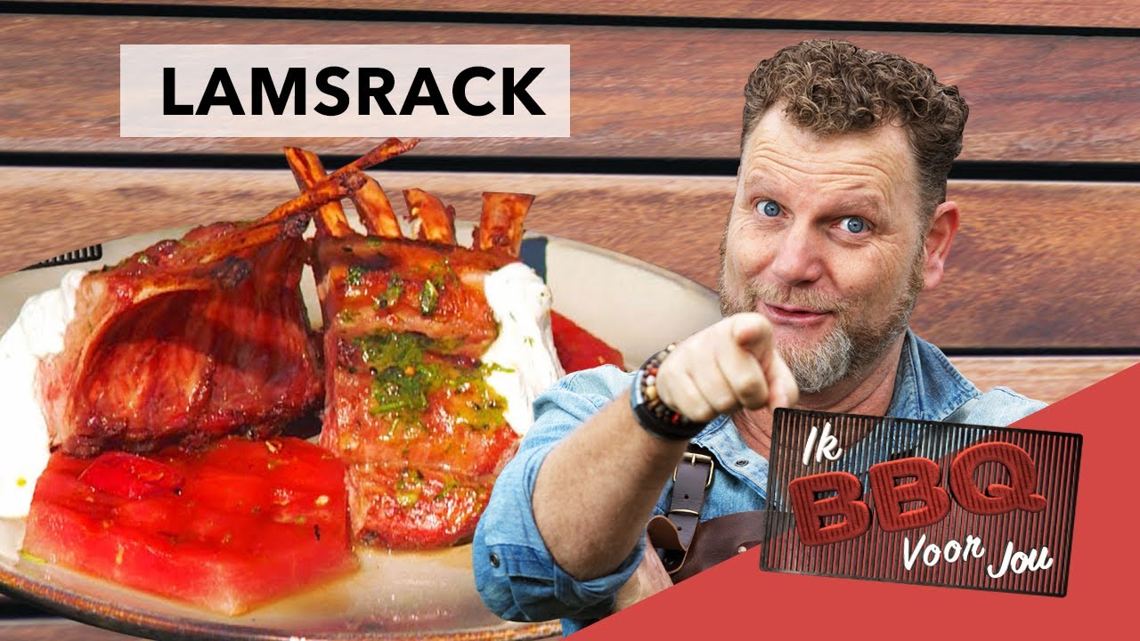 LAMSRACK met honing en meloen | Ik BBQ voor jou