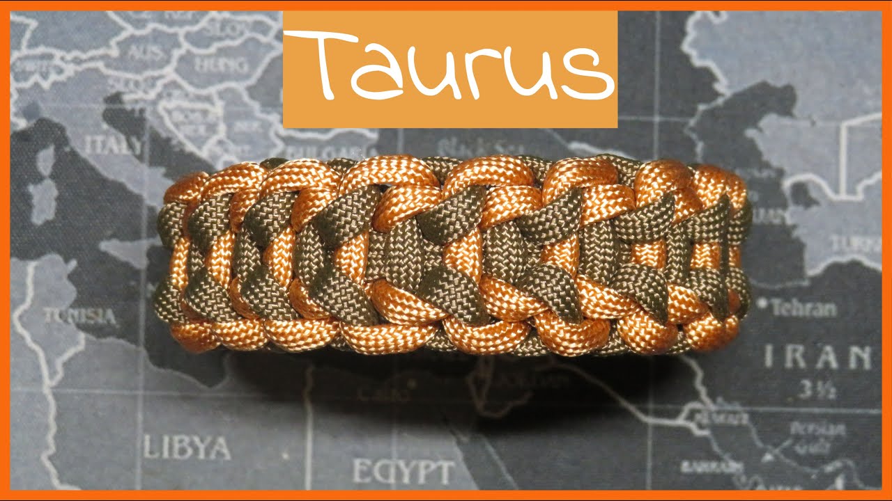 Pulsera Paracord Taurus - Paracord Bracelet - Macrame