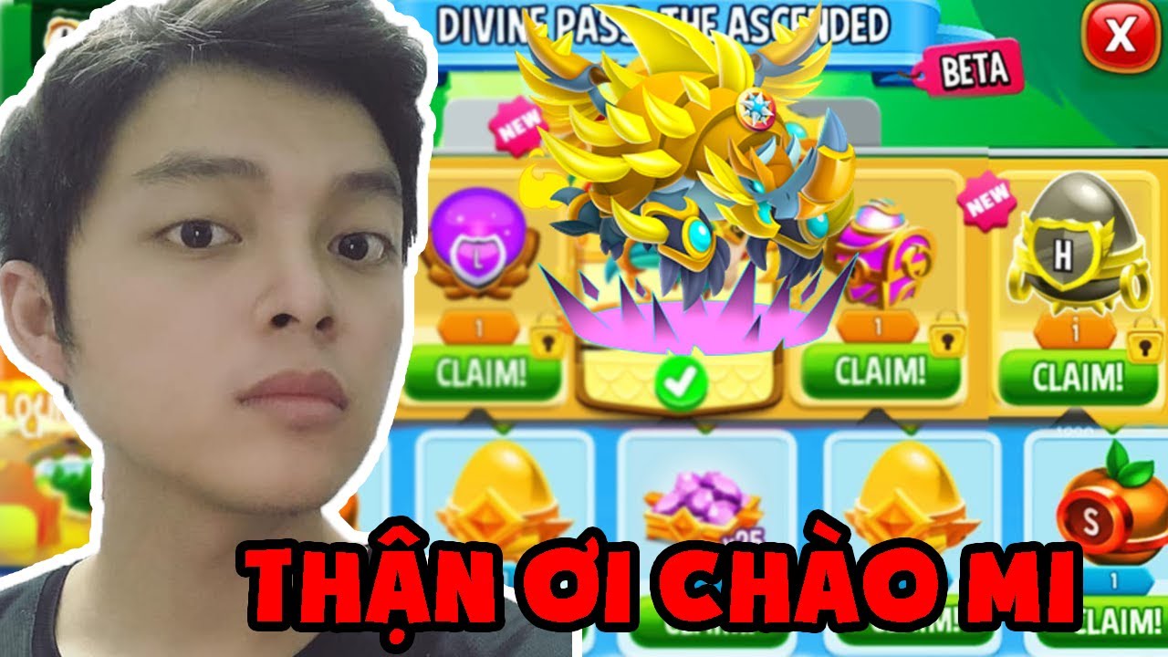 KHÔ MÁU 500K ĐẦU TƯ GÓI DIVINE PASS HEROIC VIP MỚI NHẤT | Vũ Liz Dragon City