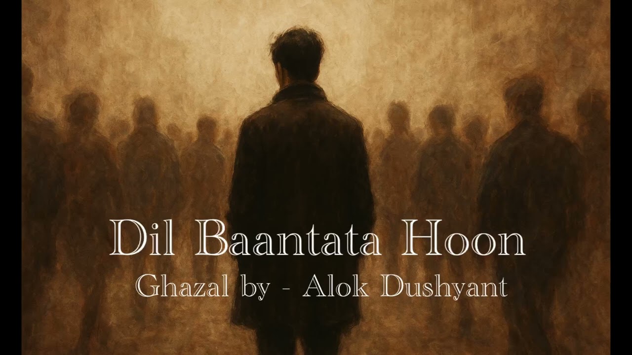 दिल बाँटता हूँ / Dil Baantata Hoon / Alok Dushyant / Silent Lyricist / Alok Tyagi / Ghazal 
