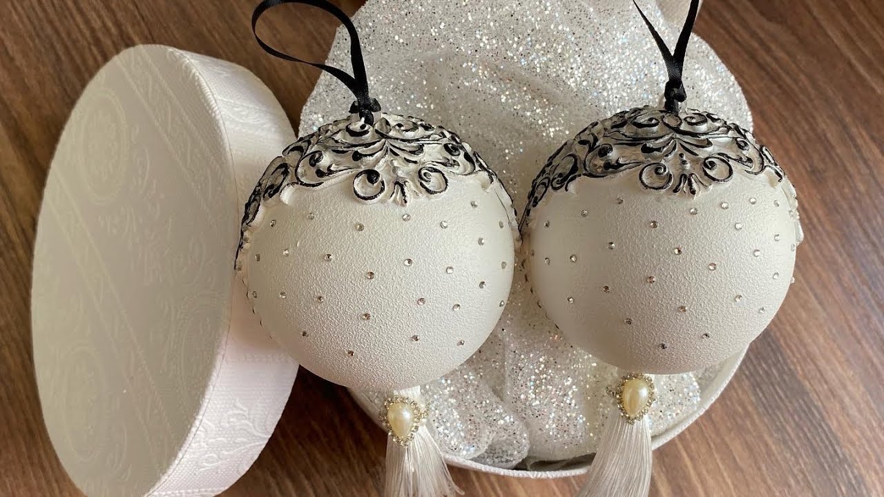 Елочные игрушки своими руками 🎄🎄🎄. Handmade Christmas ornaments 🎄🎄🎄