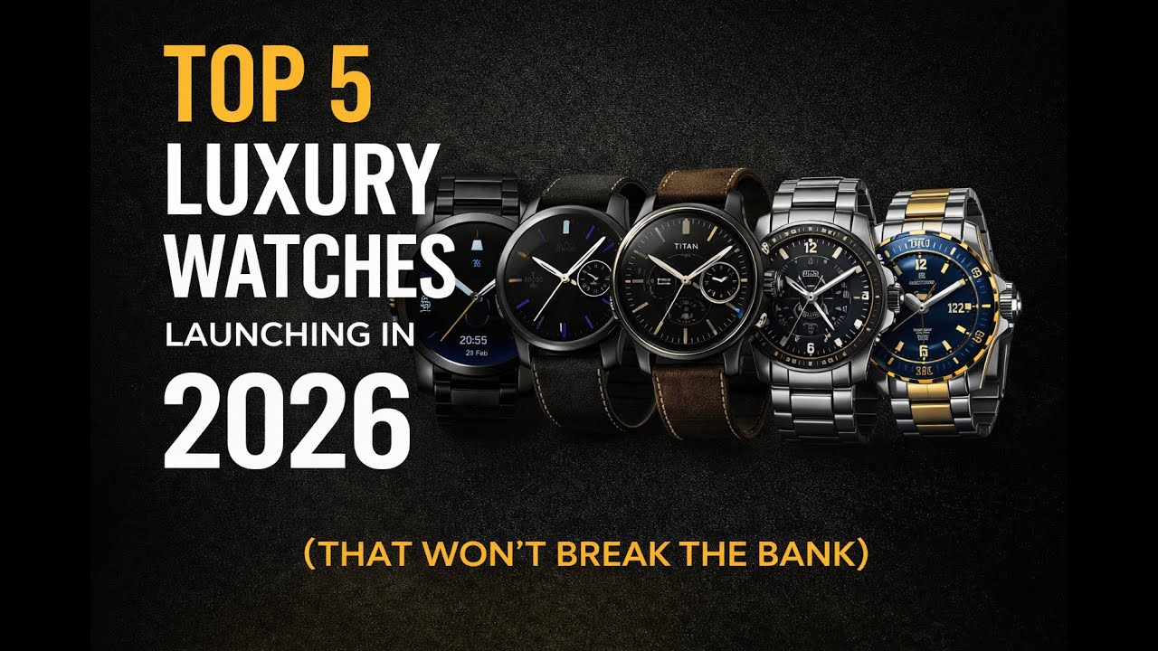 Top 5 Luxury Watches Launching in 2026 (Look Expensive, Spend Less ⌚🔥)