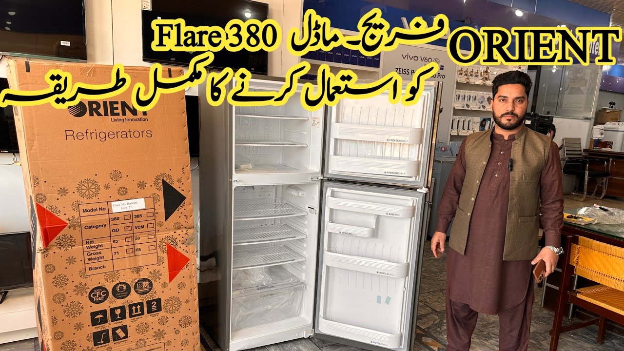 How to use ORIENT Flare 380 Radiant Grey Refrigerator Installation First Time 