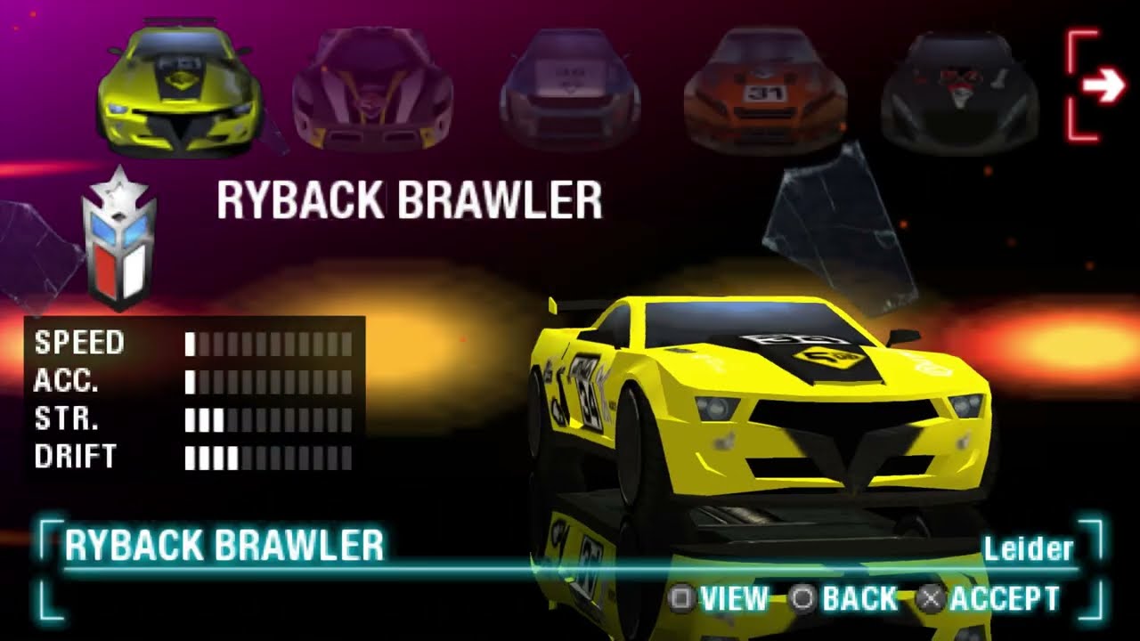 Split/Second PSP - All Cars