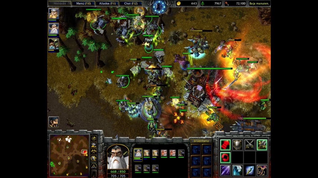 🧊Warcraft 3 The Frozen Throne🧊Humans🆚Random‼️Ordenador Demente‼️🗺️Map🗺️Cañon De Cobre 1