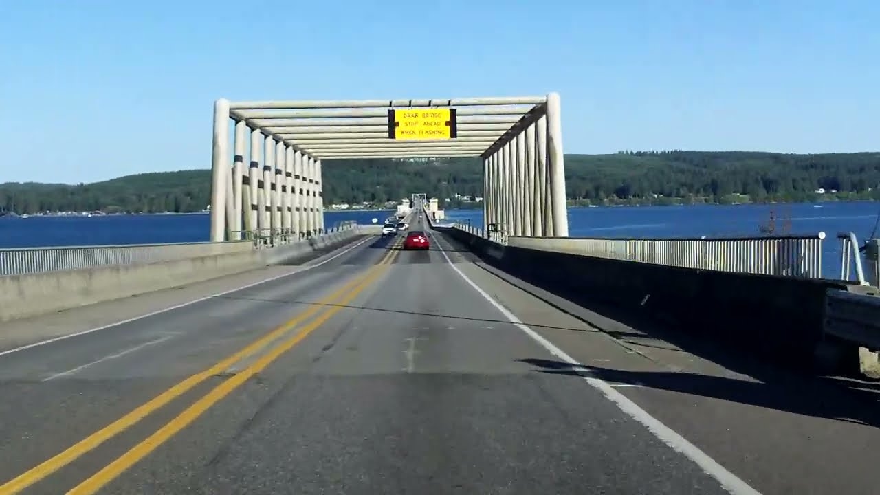 Hood Canal Floating Bridge eastbound